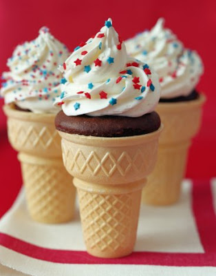 Cupcake na casquinha de sorvete - Danielle Noce