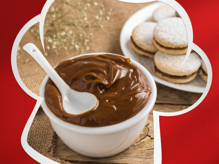 Recheio de chocolate cremoso em pote branco